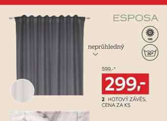 Esposa hotový závěs