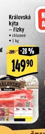 Královská kýta - řízky