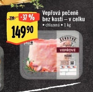 Vepřová pečeně bez kosti - v celku
