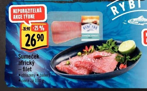 Sumeček africký - filet