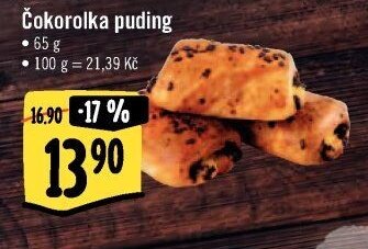 Čokorolka puding
