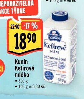 Kunín Kefírové mléko