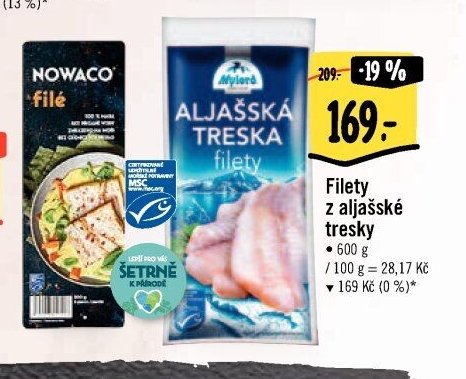 Filety z aljašské tresky