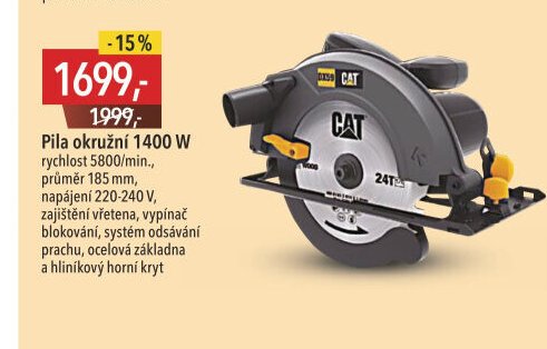 Pila okružní 1400 W