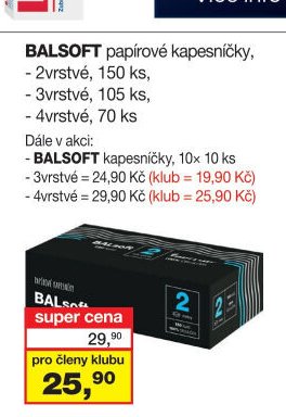 BALSOFT papírové kapesníčky
