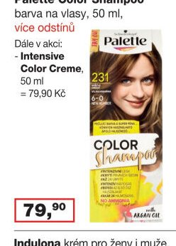 Palette Color Shampoo barva na vlasy, 50 ml
