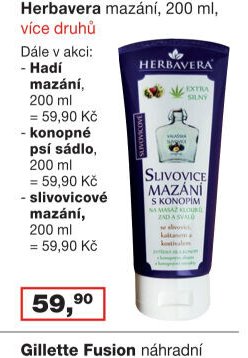 Herbavera mazání, 200 ml