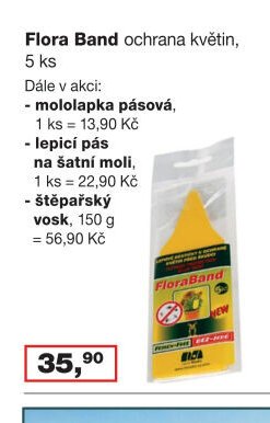 Flora Band ochrana květin, 5 ks