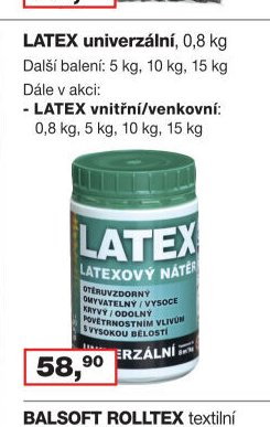 LATEX univerzální, 0,8 kg