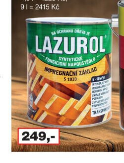 LAZUROL Impregnační základ S1033