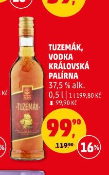 Tuzemák, Vodka královská palírna