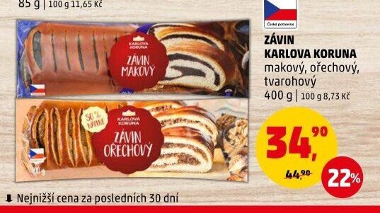 Závin Karlova Koruna