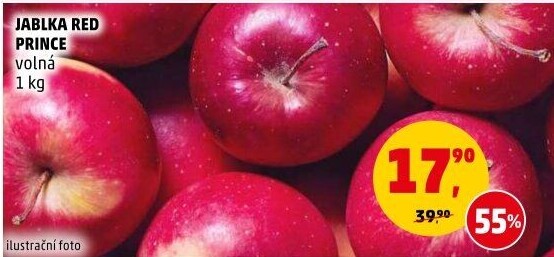 Jablka Red Prince
