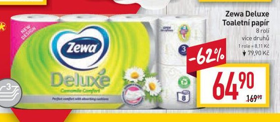 Zewa Deluxe Toaletní papír