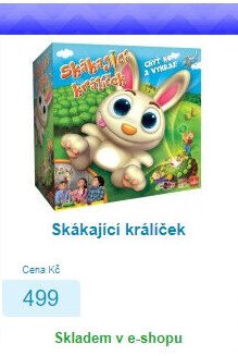 Skákající králíček