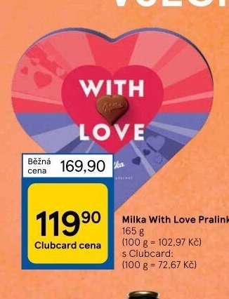 Milka With Love Pralinky