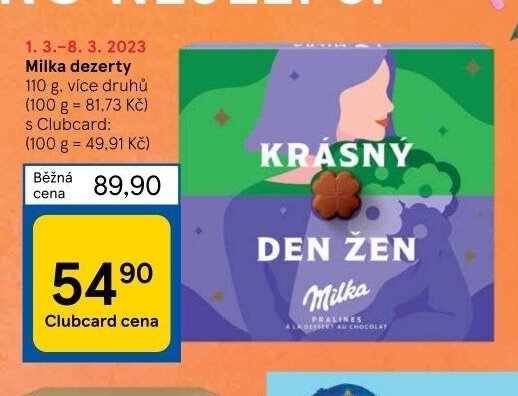 Milka dezerty
