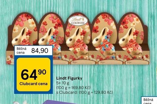 Lindt Figurky 5x10g