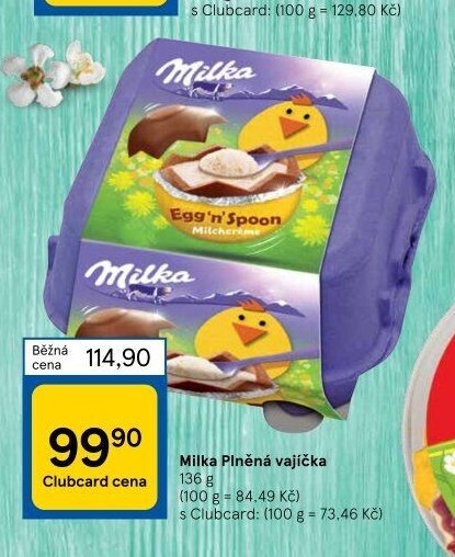 Milka Plněná vajíčka 136g