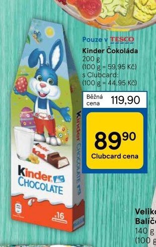 Kinder Čokoláda 200g