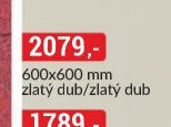 600x600 mm zlatý dub