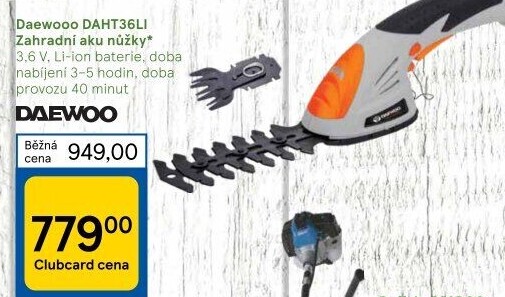 Aku nůžky Daewoo DAHT36LI