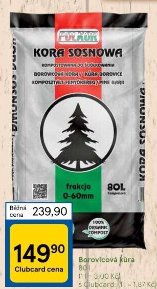 Borovicová kůra Polkor