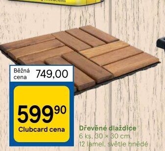 Dřevěné dlaždice