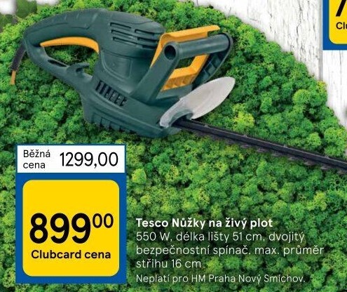 Elektrické nůžky na živý plot Tesco