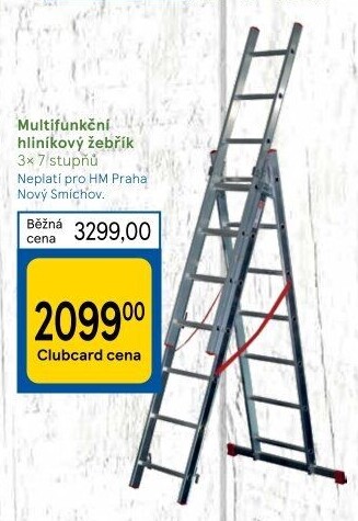 Hliníkový multifunkční žebřík