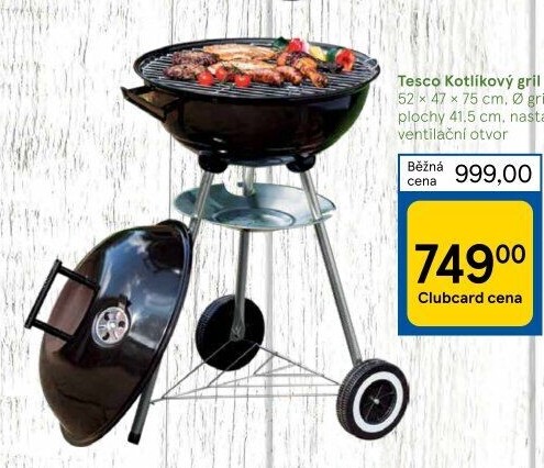Kotlíkový gril Tesco