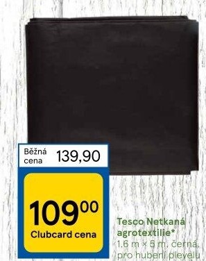 Mulčovací netkaná textilie Tesco