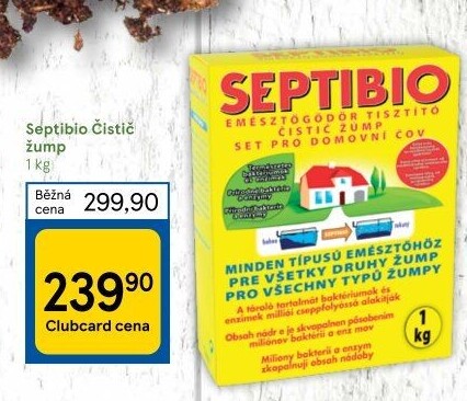 Přípravek do septiků Septibio