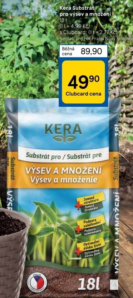 Substrát pro výsev a množení Kera