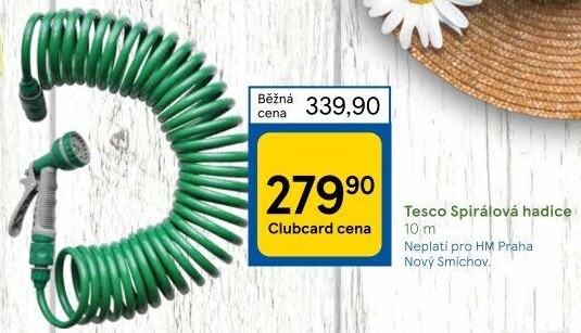 Zahradní hadice Tesco