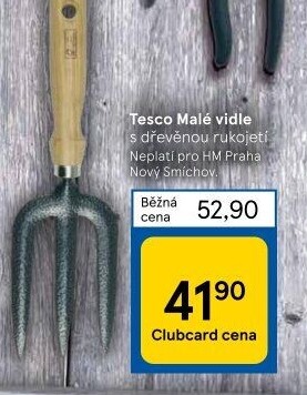 Zahradní vidlice Tesco Value