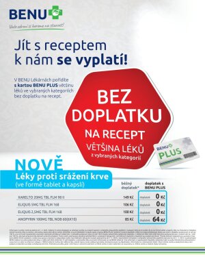akční leták BENU Lékárna 1.3.2023-31.3.2023