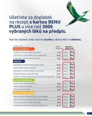 akční leták BENU Lékárna 1.3.2023-31.3.2023