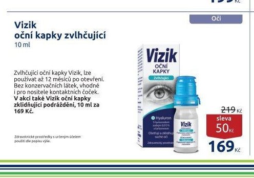 Vizik oční kapky zvlhčující
