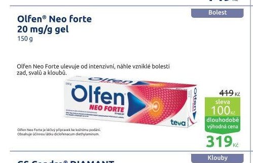 Olfen Neo forte 20 mg/g gel