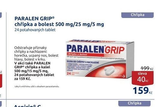 PARALEN GRIP chřipka a bolest