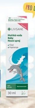 Livsane Mořská voda Baby nosní sprej