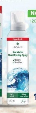Livsane Sea Water Nasal Rinsing Spray