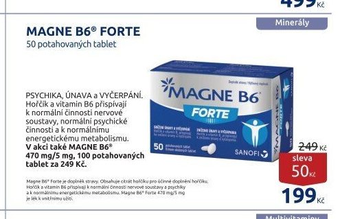MAGNE B6 FORTE 50 potahovaných tablet