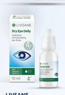 LIVSANE Oční kapky hydratační a zvlhčující 10 ml