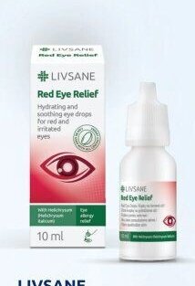 LIVSANE Oční kapky hydratační a zklidňující 10 ml