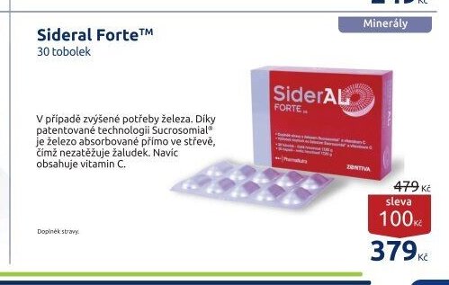 Sideral Forte 30 tobolek
