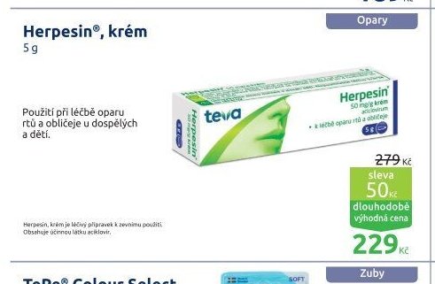 Herpesin®, krém 5 g