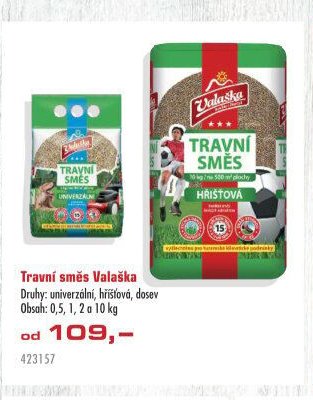 Travní směs Valaška - UNI HOBBY akcniletaky.com
