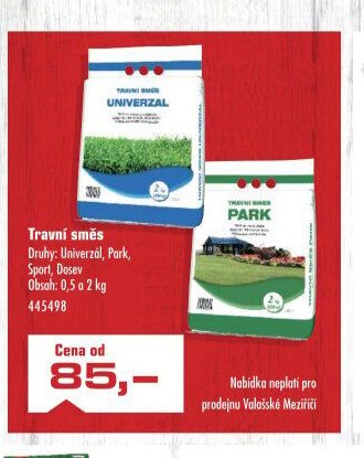 Travní směs Univerzal, Park, Sport - UNI HOBBY akcniletaky.com